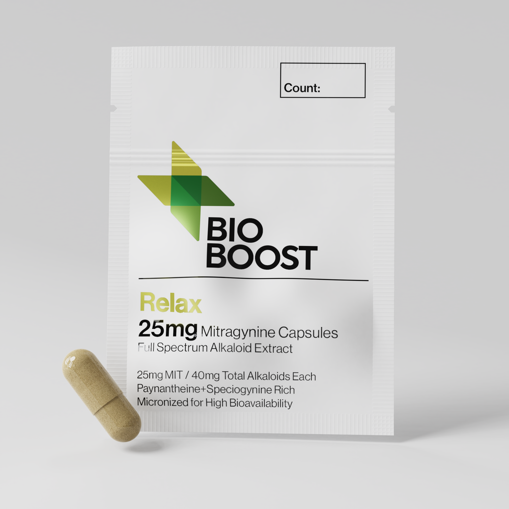 BIOBOOST Relax 25mg Mitragynine