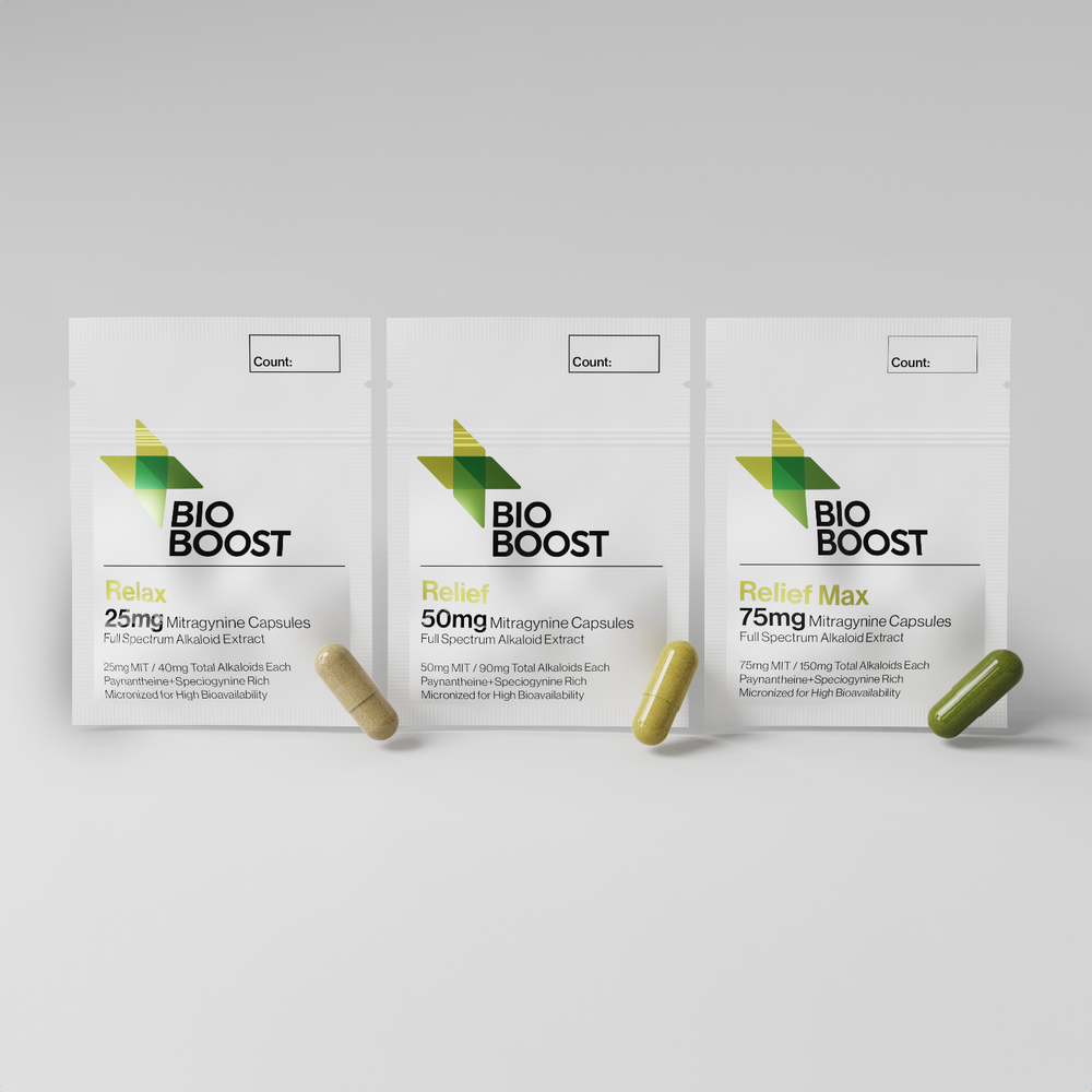 
                  
                    BIOBOOST Relax 25mg Mitragynine
                  
                